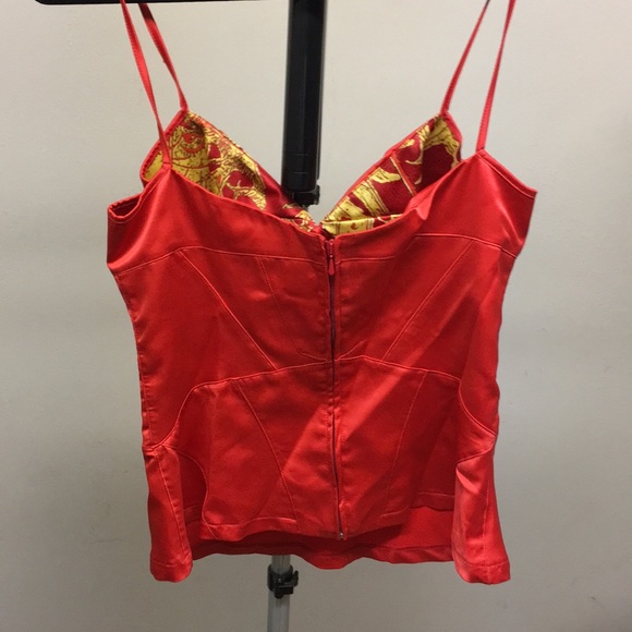 Just Cavalli Red Corset Top - Picture 2 of 2
